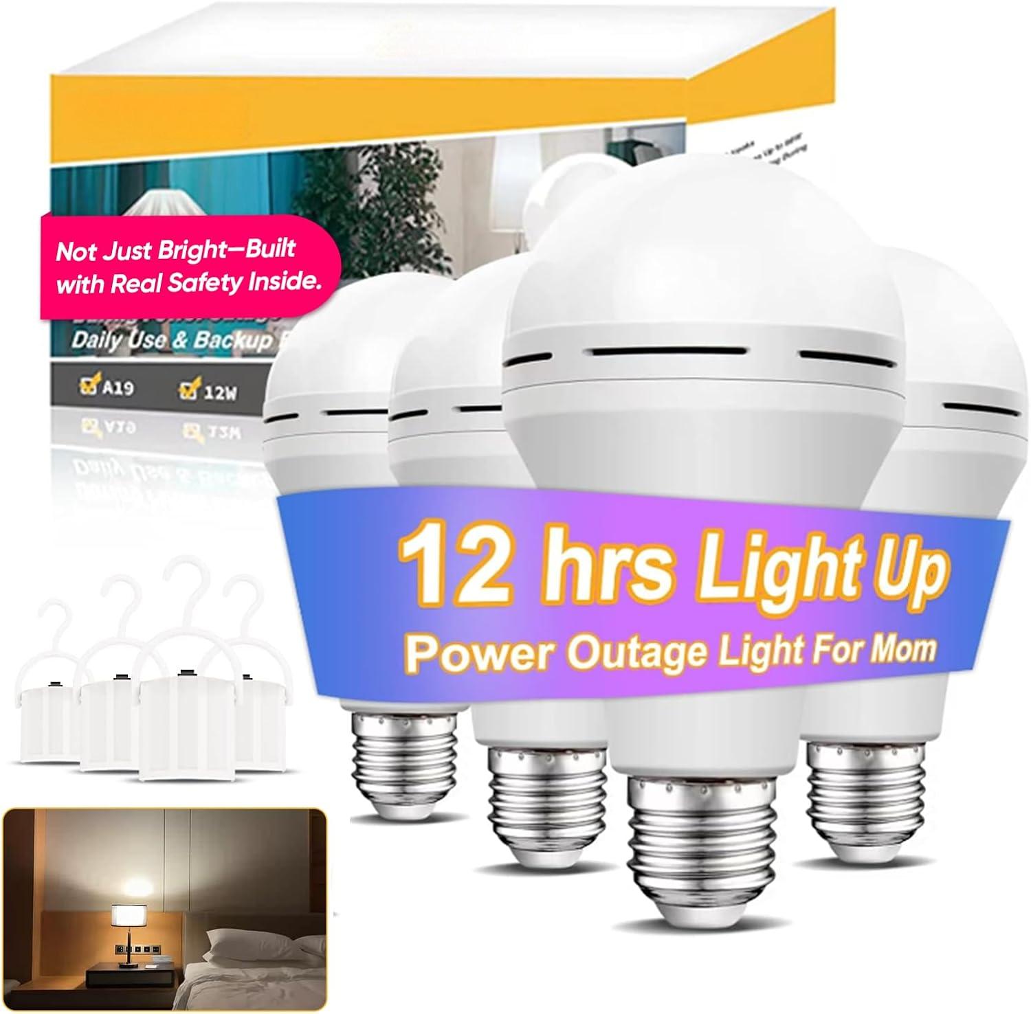 Power Outage Light - Bombilla de Luz Recargable de Emergencia,