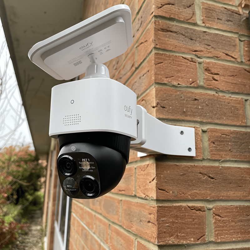 Eufy Camera E220 - Cámara independiente Eufy S340 blanca, soporte