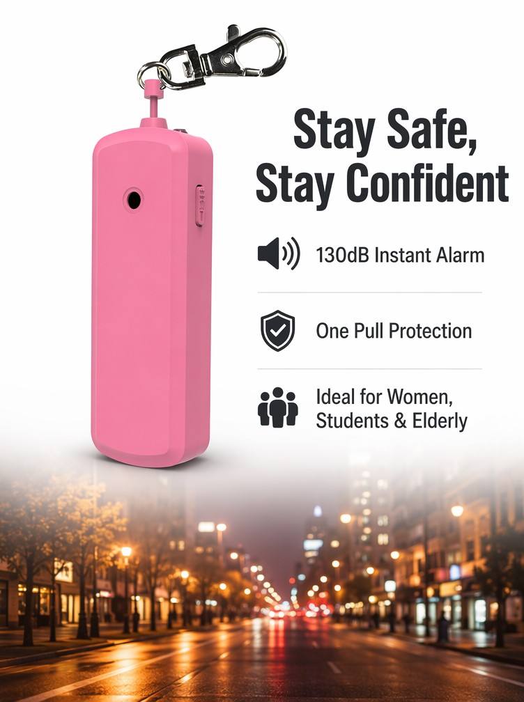 Alarma Antirrobo Portátil de 1 - Personal Alarm Keychain reseña y precio
